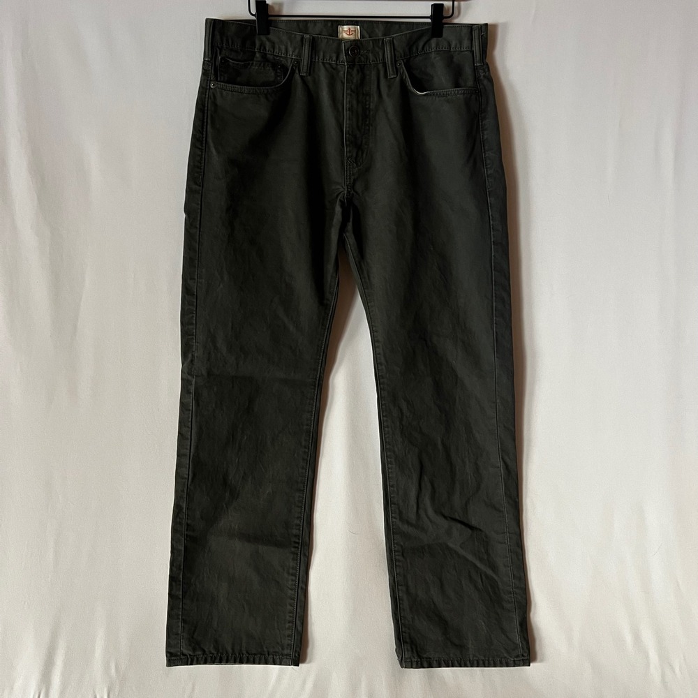 Dockers Gray Straight Fit Workday Khaki Pants Business Casual Minimalist 34x30‎